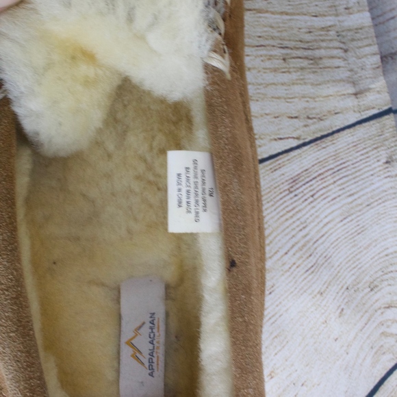 Appalachian Trail Shearling Loafer Slippers Sz 12 - Picture 5 of 8